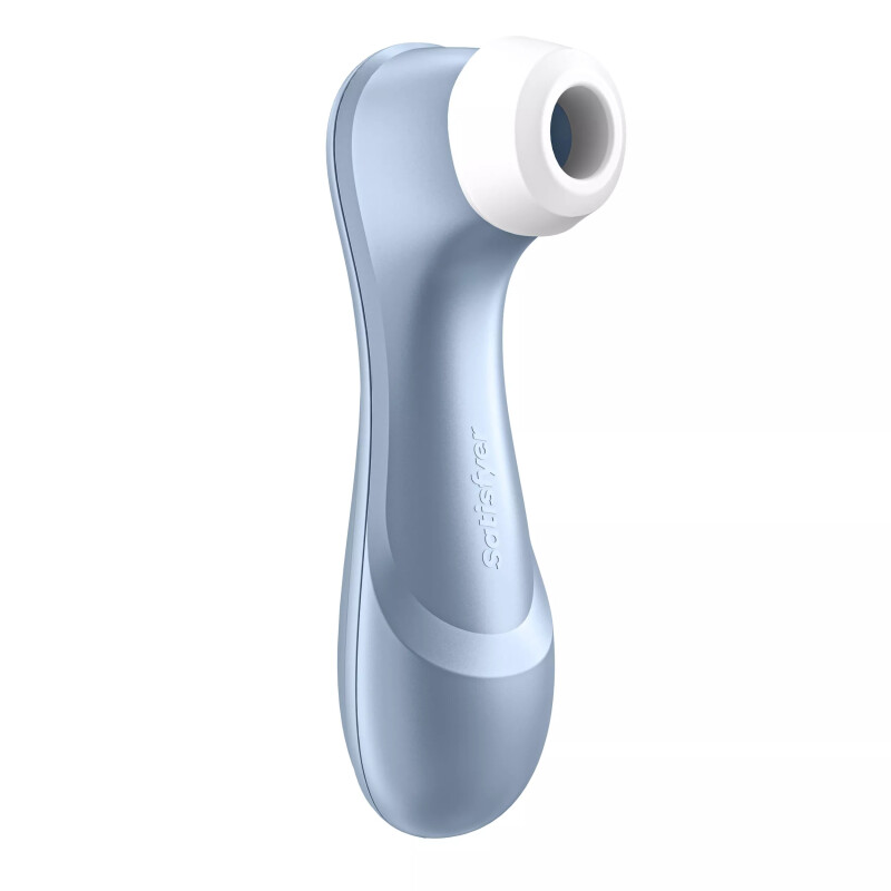 Вакуумний стимулятор Satisfyer Pro 2 для клітора, блакитний, 16.5 х 4.6 см