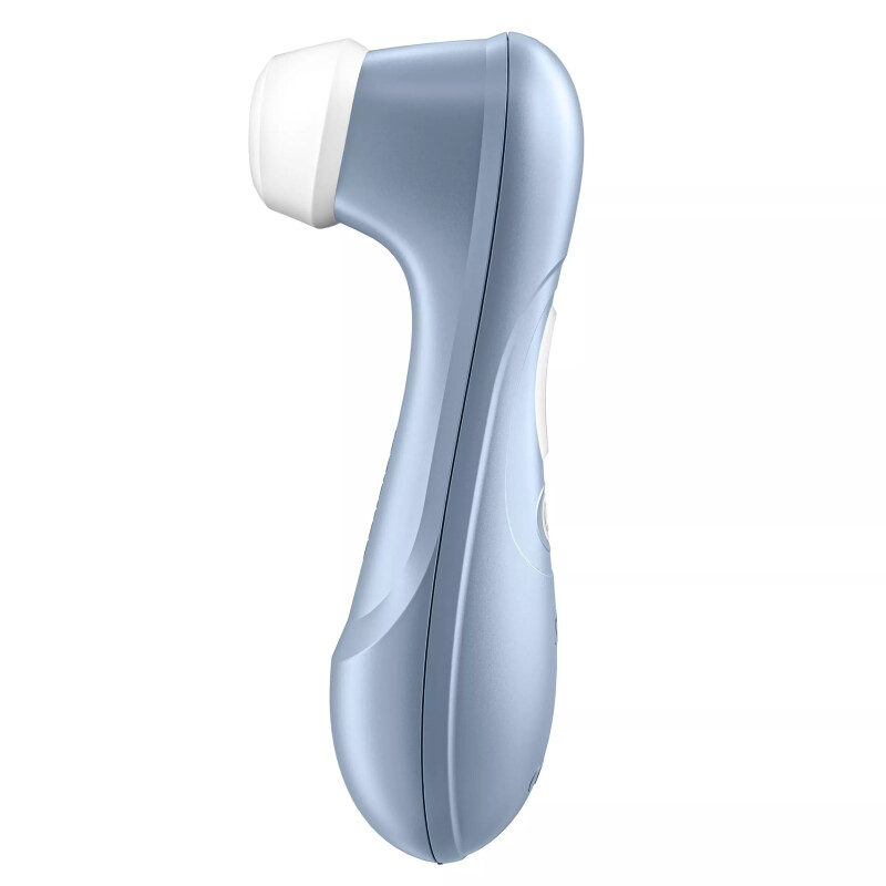 Вакуумний стимулятор Satisfyer Pro 2 для клітора, блакитний, 16.5 х 4.6 см - Изображение 3