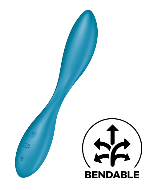 Вібратор для точки G Satisfyer G-Spot Flex 1 гнучкий, синій, 19.5 х 3.2 см - Изображение 2