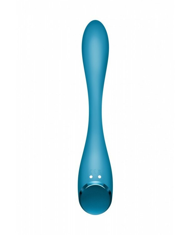 Вібратор для точки G, гнучкий Satisfyer G-Spot Flex 5 з додатком, блакитний, 19.6 х 3.4 см - Изображение 5