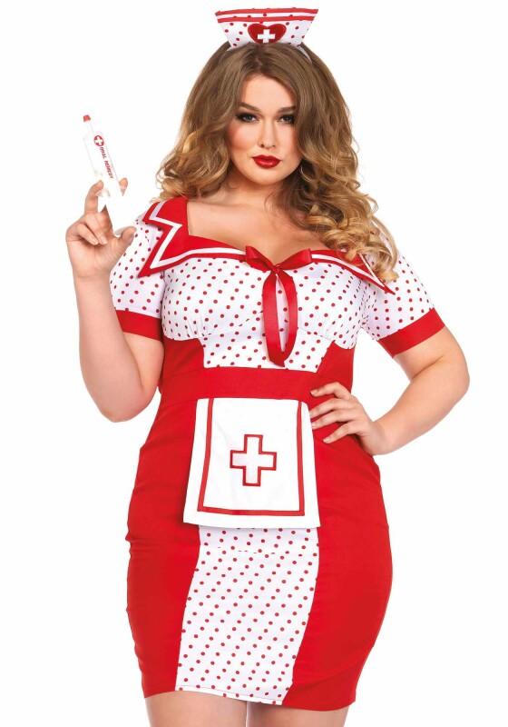 Костюм медсестри Leg Avenue Costume Bedside Betty, розмір XL/XXL - Зображення 1