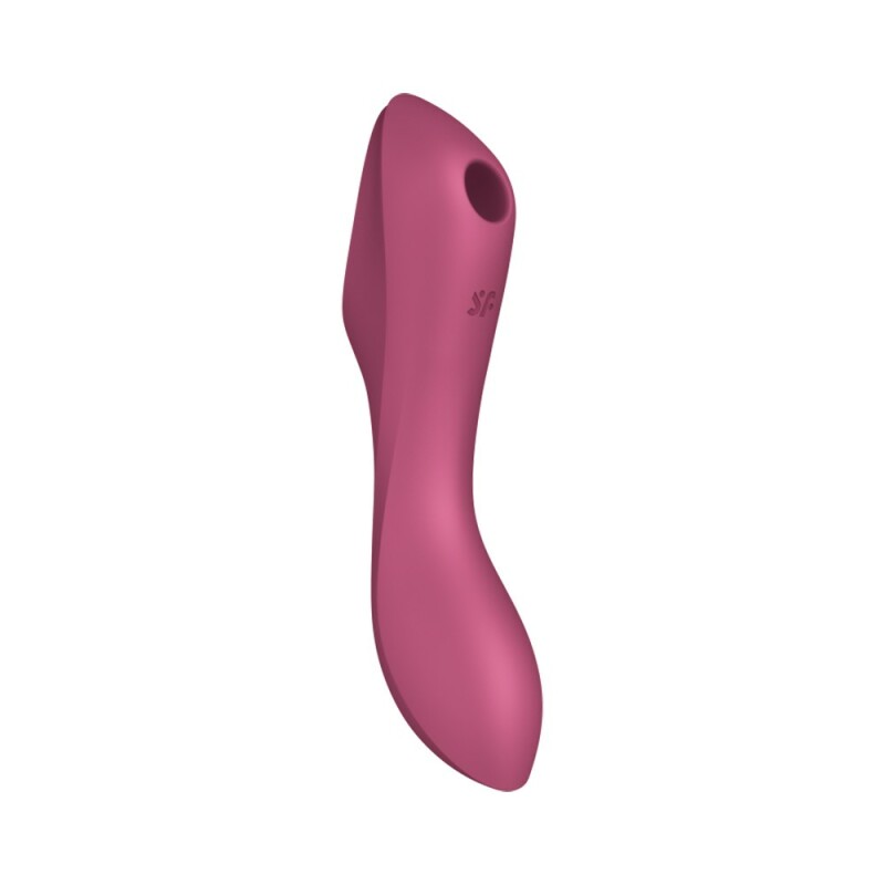 Вібратор Satisfyer Curvy Trinity 3 з вакуумною стимуляцією, червоний, 17.7 х 3.8 см - Зображення 7