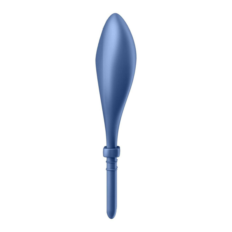 Ерекцинне віброкільце Satisfyer Bullseye з додатком, синє, 14.1 х 5.3 см - Изображение 3