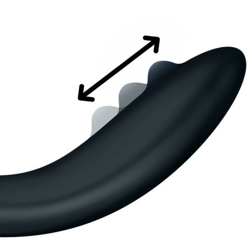 Вібратор для точки G Satisfyer Rrrolling Explosion з рухомою кулькою, чорний, 22 х 3.6 см - Изображение 3