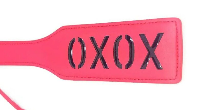 Паддл з написом XOXO, червоний, 31.5 см - Зображення 1