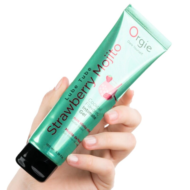 Їстівний лубрикант Orgie Lube Tube зі смаком Полуничний Мохіто, 100 мл - Изображение 2