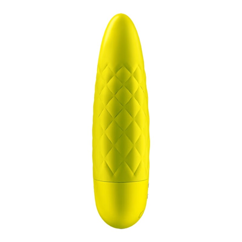 Віброкуля Satisfyer Ultra Power Bullet 5 рельєфна, жовта, 9.6 х 2.6 см - Зображення 2