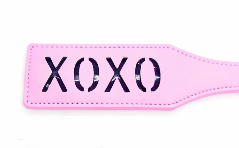 Паддл з написом XOXO, рожевий, 31.5 см - Зображення 1