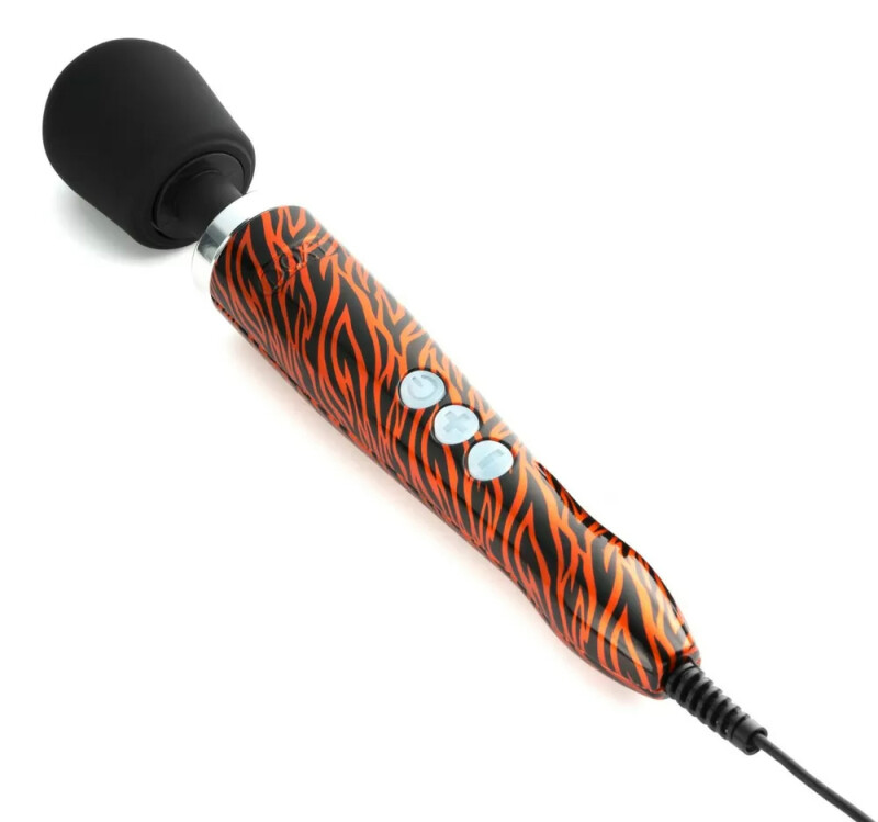 Вібромасажер Doxy Die Cast Tiger тигровий, зі смугастим принтом - Изображение 3