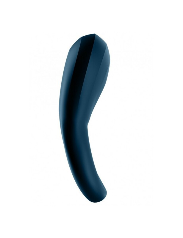Ерекційне віброкільце Satisfyer Epic Duo з додатком, синє, 11.1 х 4.9 см - Изображение 3