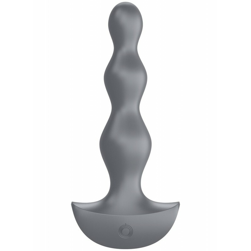 Анальний вібратор Satisfyer Lolli Plug 2, сірий, 14 х 3 см