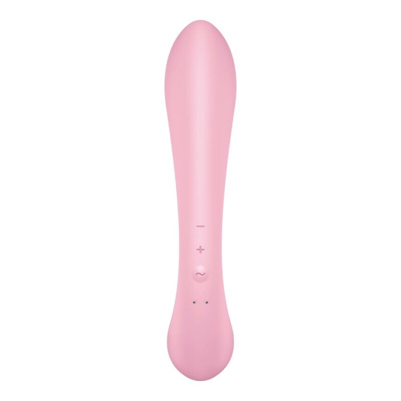 Вібратор-кролик Satisfyer Triple Oh подвійний, рожевий, 23.8 х 4.7 см - Зображення 5