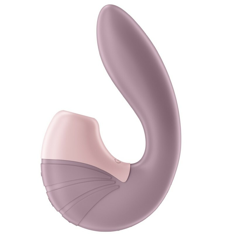 Вібратор подвійний Satisfyer Supernova із вакуумною стимуляцією, рожевий, 16.9 х 3.7 см - Зображення 2