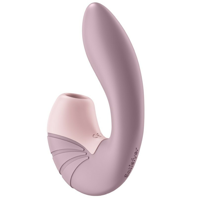 Вібратор подвійний Satisfyer Supernova із вакуумною стимуляцією, рожевий, 16.9 х 3.7 см