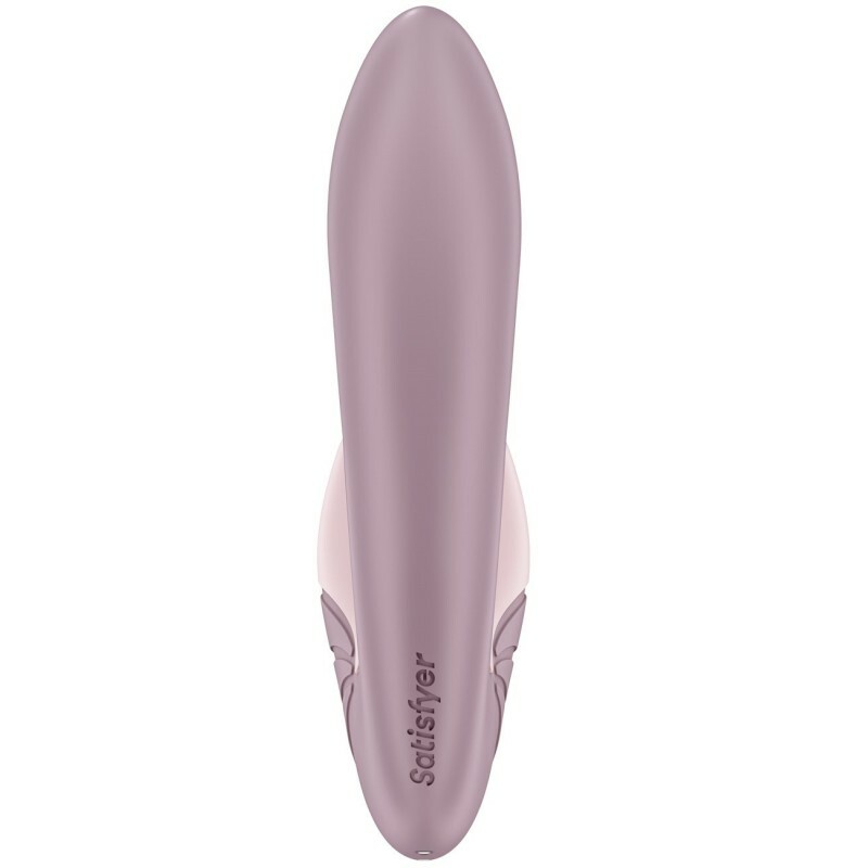 Вібратор подвійний Satisfyer Supernova із вакуумною стимуляцією, рожевий, 16.9 х 3.7 см - Зображення 4