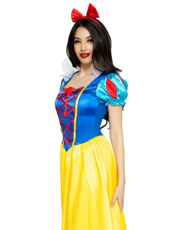Костюм Білосніжки Leg Avenue Classic Snow White, M, 2 предмети, кольоровий - Зображення 5