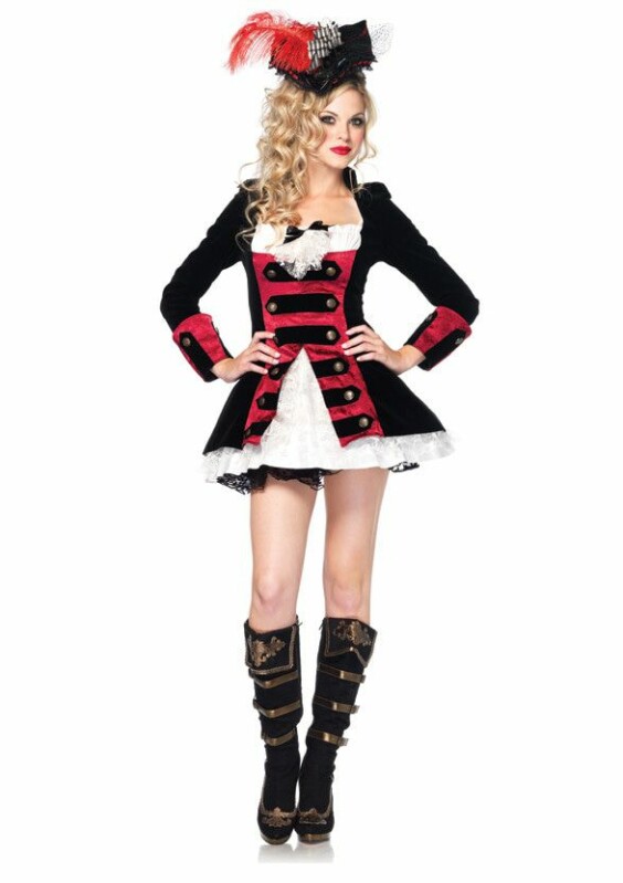 Женский костюм капитана пиратов Leg Avenue Charming Pirate Captain M - Зображення 2