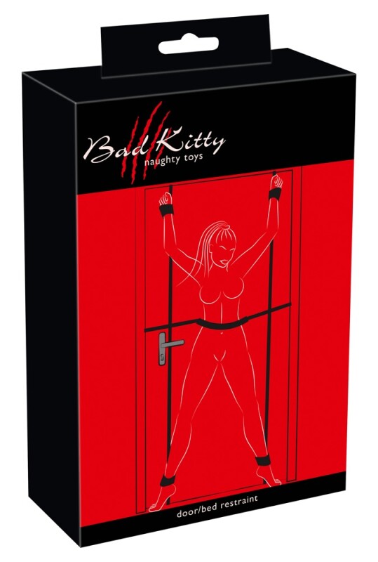 Система фіксації на ліжко або двері Bad Kitty Door &amp;Bed Restraints, чорна