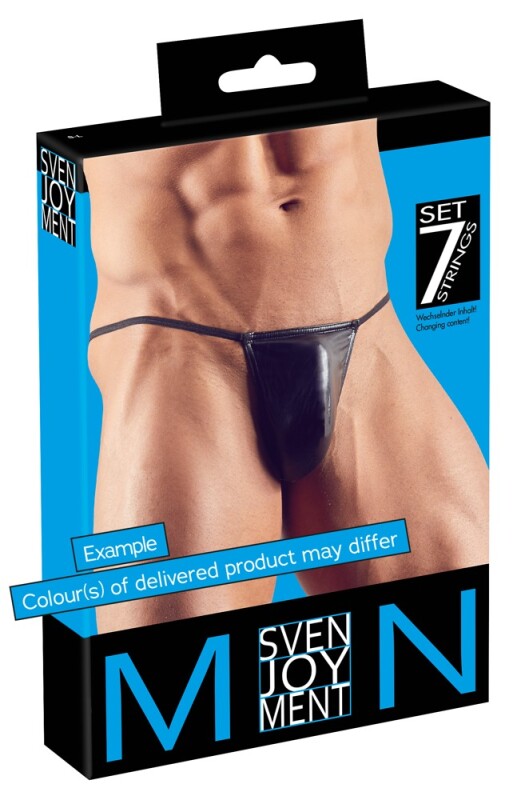 Набір стрінгів 7 шт Svenjoyment Men's Strings, S/L - Зображення 5