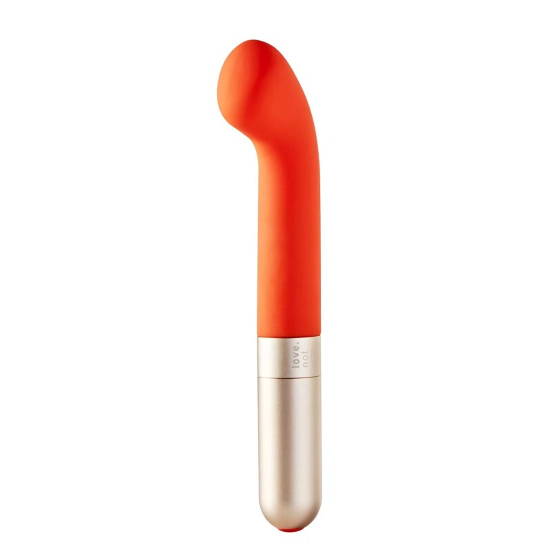 Вібратор для точки G Love Not War Liebe Orange оранжевого кольору - Изображение 1