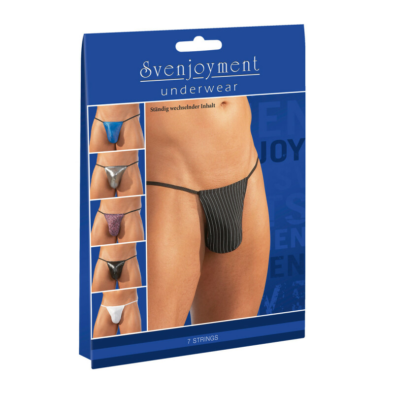 Набір стрінгів 7 шт Svenjoyment Men's Strings, S/L - Зображення 4