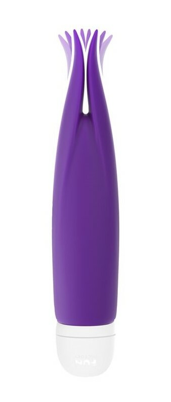 Вібратор для клітора Fun Factory Volita, силіконовий, фіолетовий, 16 х 3.1 см