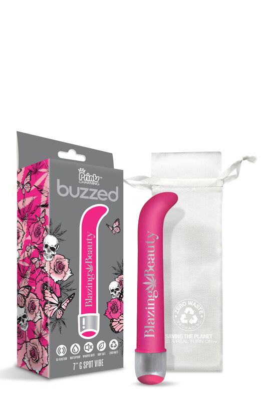 Вібатор Buzzed G-spot Vibe, яскраво-рожевий, 17,7 см - Зображення 1