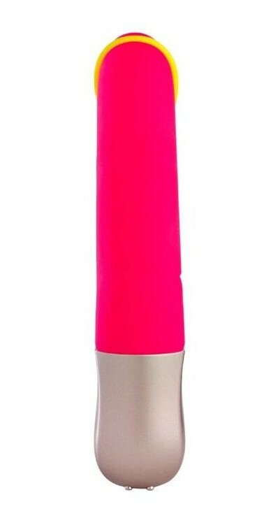 Вібратор-кролик Fun Factory Amorino, силіконовий, рожевий, 17 х 3.3 см - Изображение 3