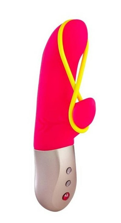 Вібратор-кролик Fun Factory Amorino, силіконовий, рожевий, 17 х 3.3 см