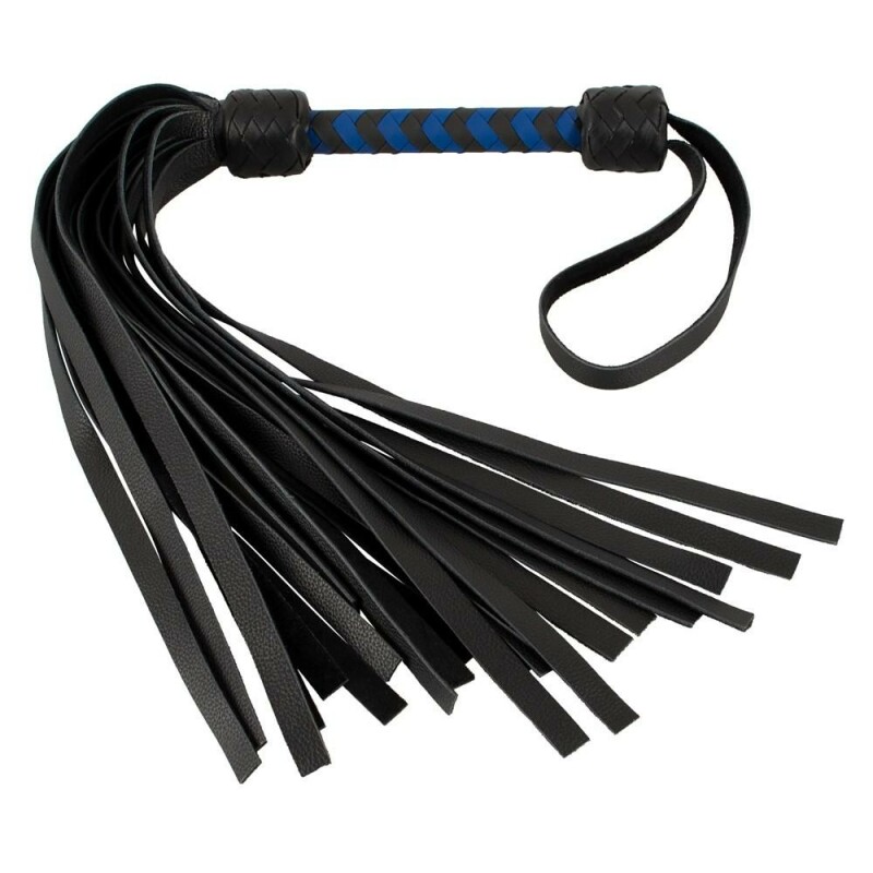 Флоггер шкіряний ZADO Leather flogger, чорний
