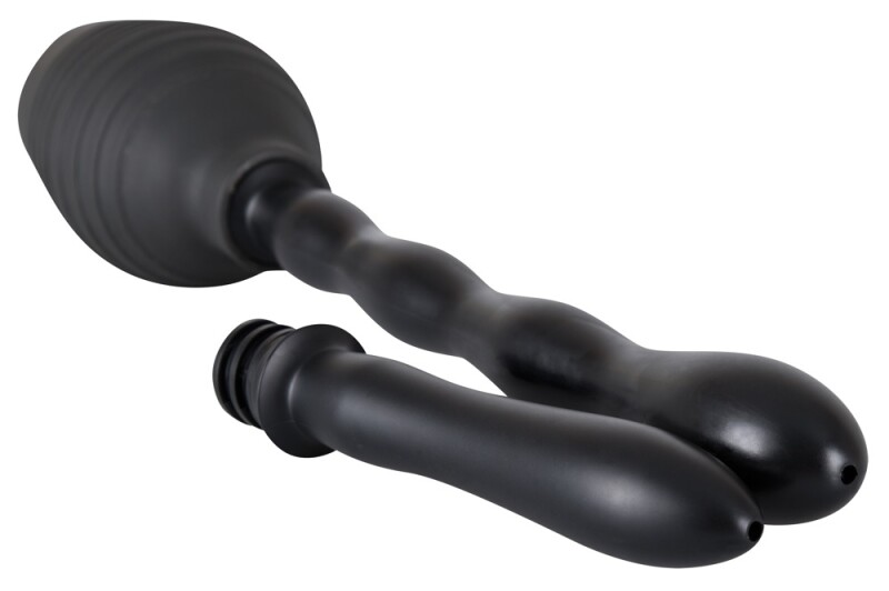 Анальний душ You2Toys Shower Me, 2 насадки, чорний, 300 мл - Изображение 4