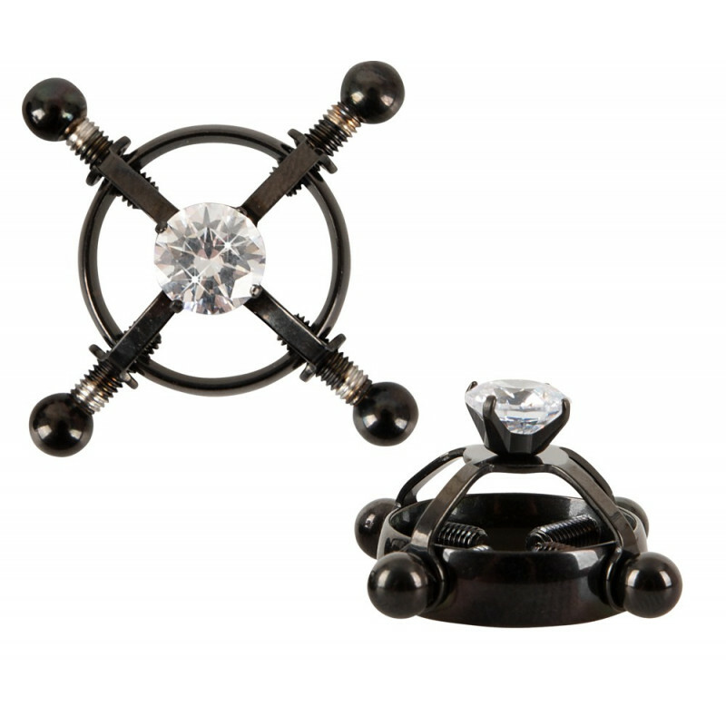 Затискачі для сосків Bad Kitty Nipple Jewellery Shiny Star зі сталі - Изображение 3