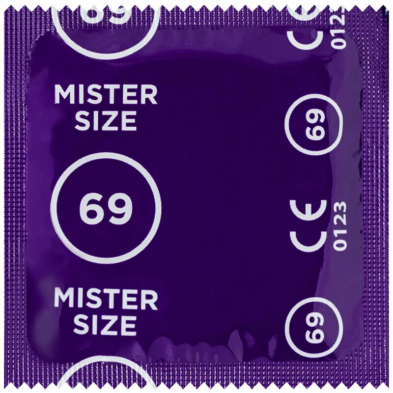 Презервативи з натурального латексу Mister Size 69 мм, 3 штуки - Изображение 4