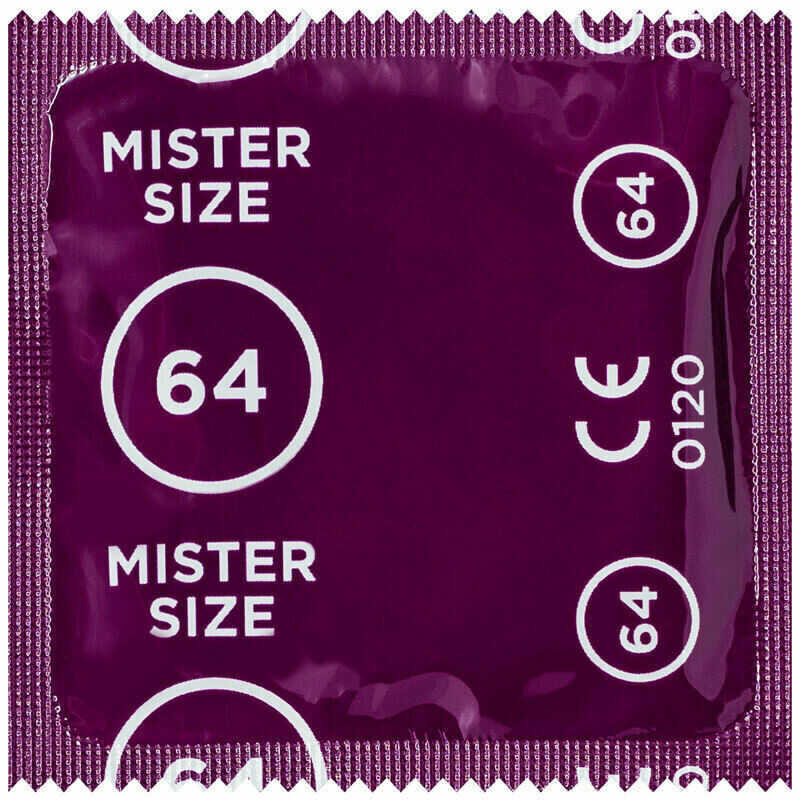 Презервативи з натурального латексу Mister Size 64 мм, 3 штуки - Зображення 4