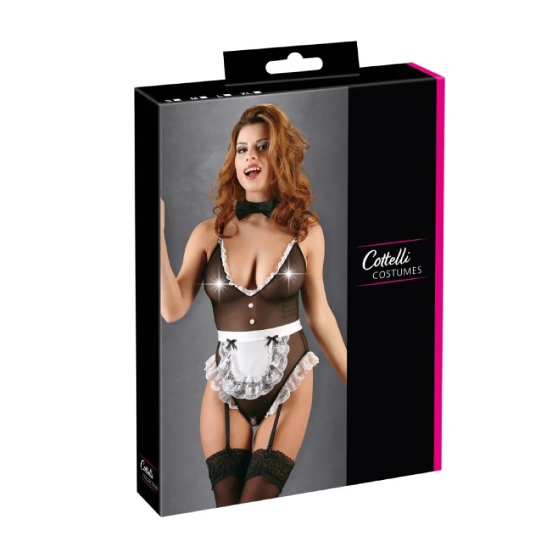 Рольовий костюм покоївки Cottelli Costumes 3 предмети, S - Зображення 1