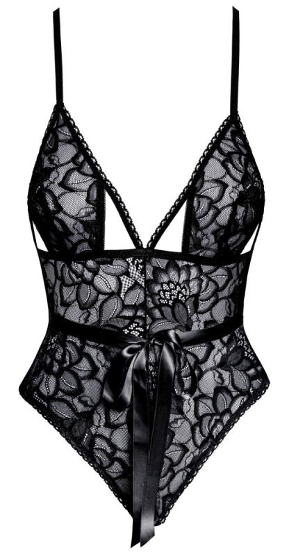 Боді сексуальний ажурний Kissable Body Lace, S/M, чорний - Зображення 2
