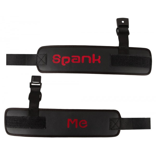 Наручники Spank Me Bad Kitty, з фастексом, чорні - Зображення 3