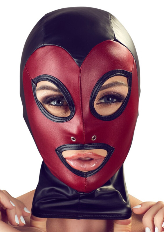 Маска на голову Bad Kitty Head Mask, червоно-чорна - Изображение 3