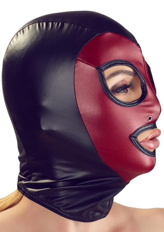Маска на голову Bad Kitty Head Mask, червоно-чорна - Изображение 4