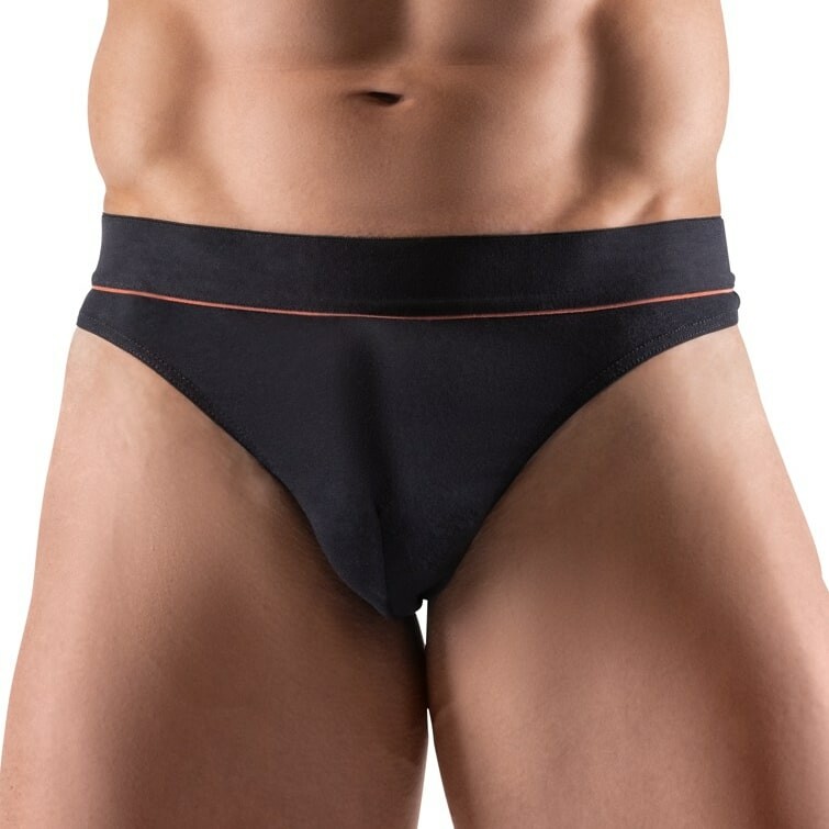 Чоловічі стрінги, L, Svenjoyment Herren String з органічної бавовни, чорні