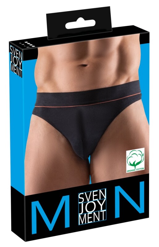 Чоловічі стрінги, L, Svenjoyment Herren String з органічної бавовни, чорні - Изображение 5