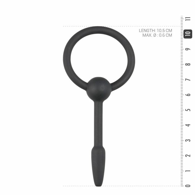 Маленький катетер Small Silicone Penis Plug With Pull Ring - Изображение 1