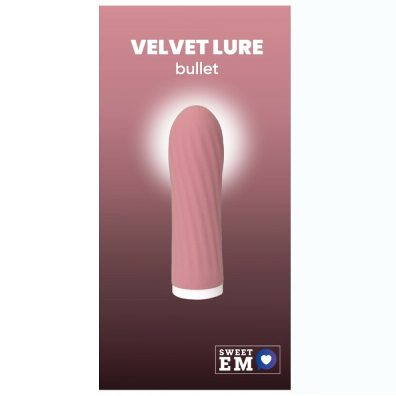 Мінівібратор Sweet Em Bullet рельєфний, рожевий, 8.5 х 2.5 см