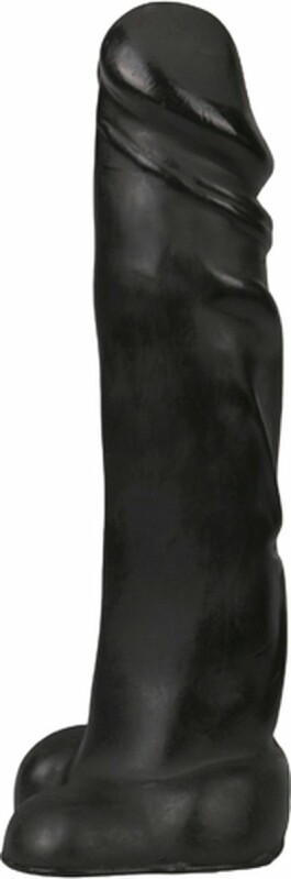 Реалістичний фалоімітатор All Black, чорний, 22 х 4.5 см