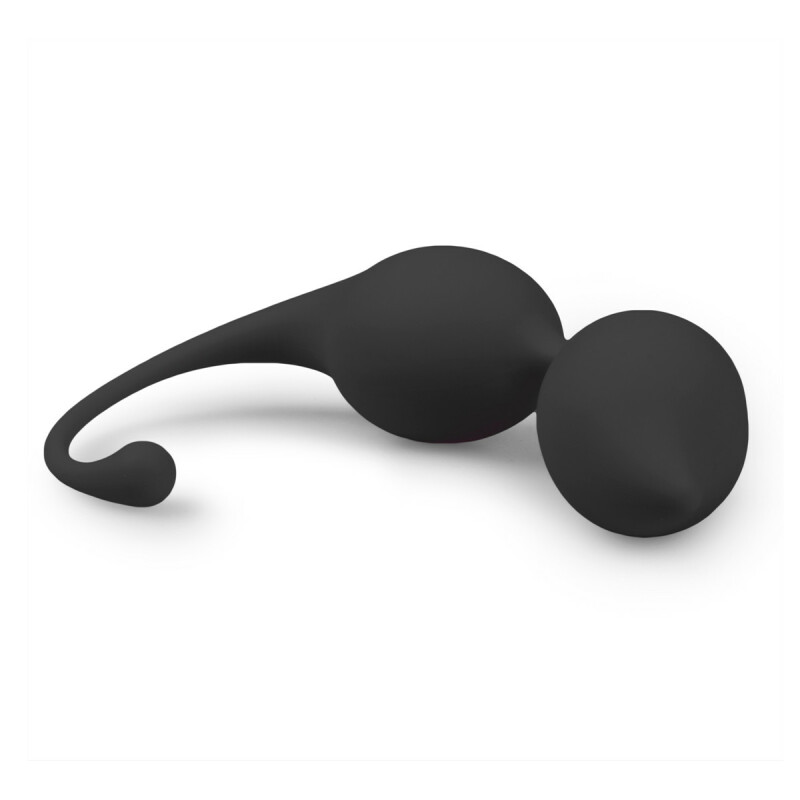 Вагінальні кульки Easytoys, силіконові, чорні, 33 г - Изображение 2
