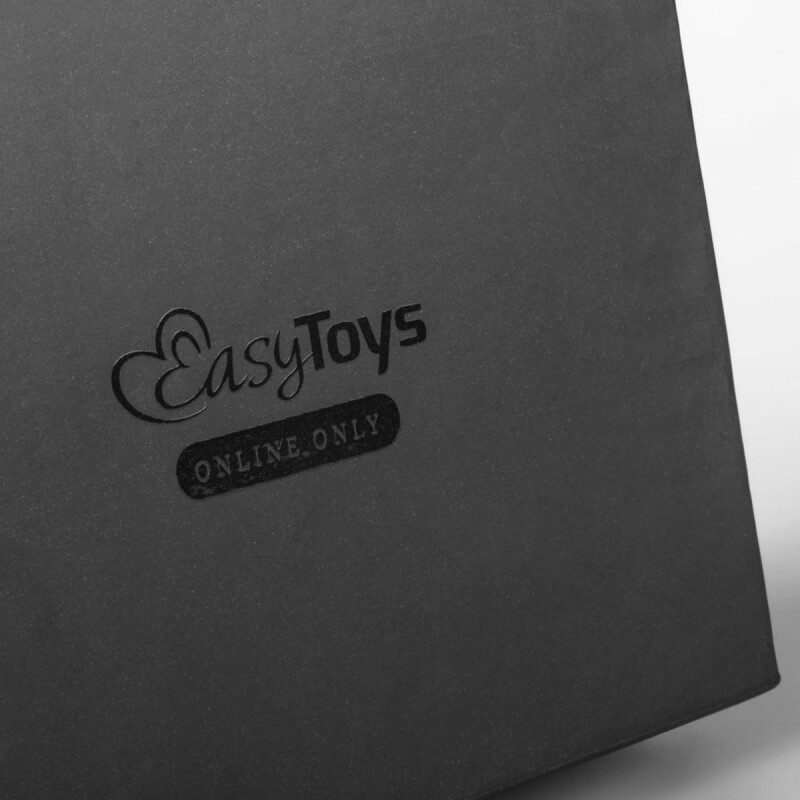 Страпон на ременях Easytoys з рельєфною насадкою, чорний, 13 х 3.1 см - Изображение 5