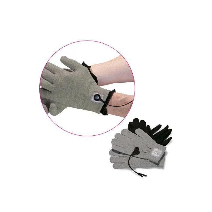 Рукавички для електросексу Mystim Magic Gloves сірі - Зображення 2