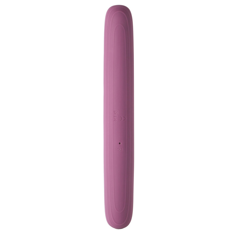 Вібратор двосторонній Sweet Em Dual Vibe силіконовий, фіолетовий, 22 х 3 см - Зображення 2