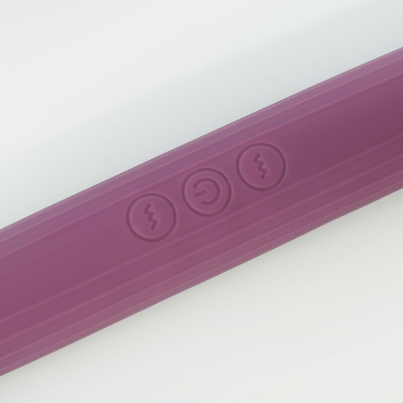 Вібратор двосторонній Sweet Em Dual Vibe силіконовий, фіолетовий, 22 х 3 см - Зображення 4