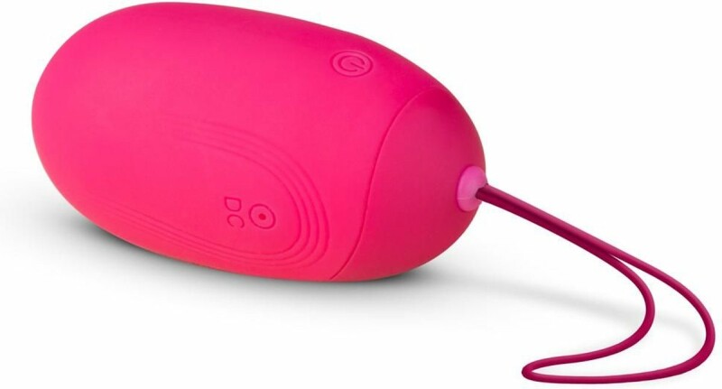 Віброяйце XL Easytoys, з дистанційним пультом, силіконове, рожеве, 8 х 3.8 см - Зображення 2